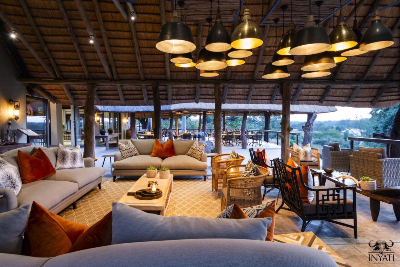 Inyati Game Lodge Охотничий заповедник Саби-Санд Экстерьер фото